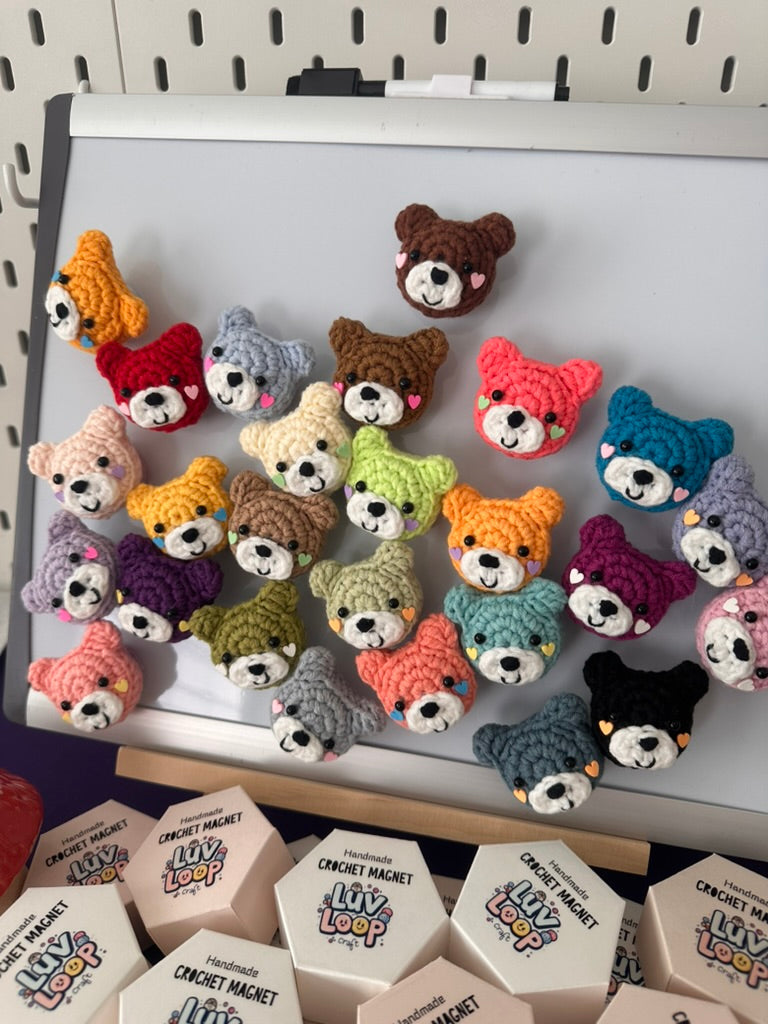 Our first Crochet Magnet Blind Box is here 🧶💛
