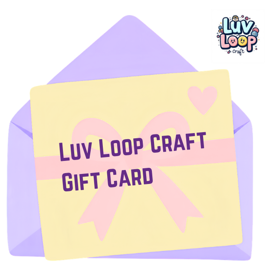 Gift Cards Have Arrived at Luv Loop Craft