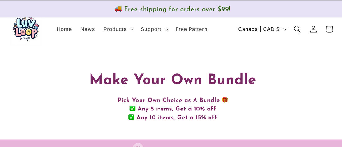 Create Your Own Yarn Bundle & Save! 🧶💖