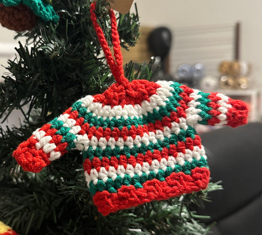 Handmade Christmas Ugly Sweater Ornament