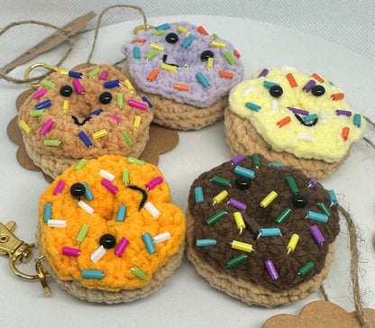 Handmade Donut Keychain