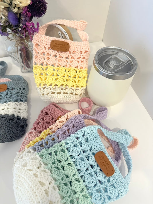 Crochet Bottle Carry Bag Crochet Pattern (PDF Download)