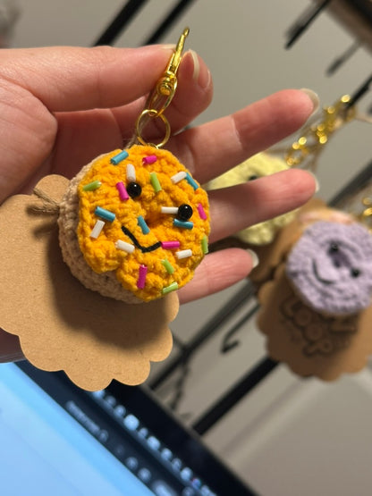 Handmade Donut Keychain
