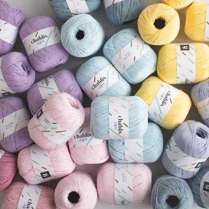 100% Cotton Soft and Durable - Chablis 60g - Best for Crochet