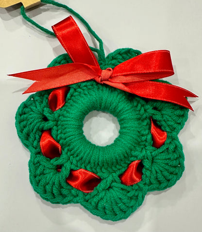 Handmade Christmas Wreath Ornament