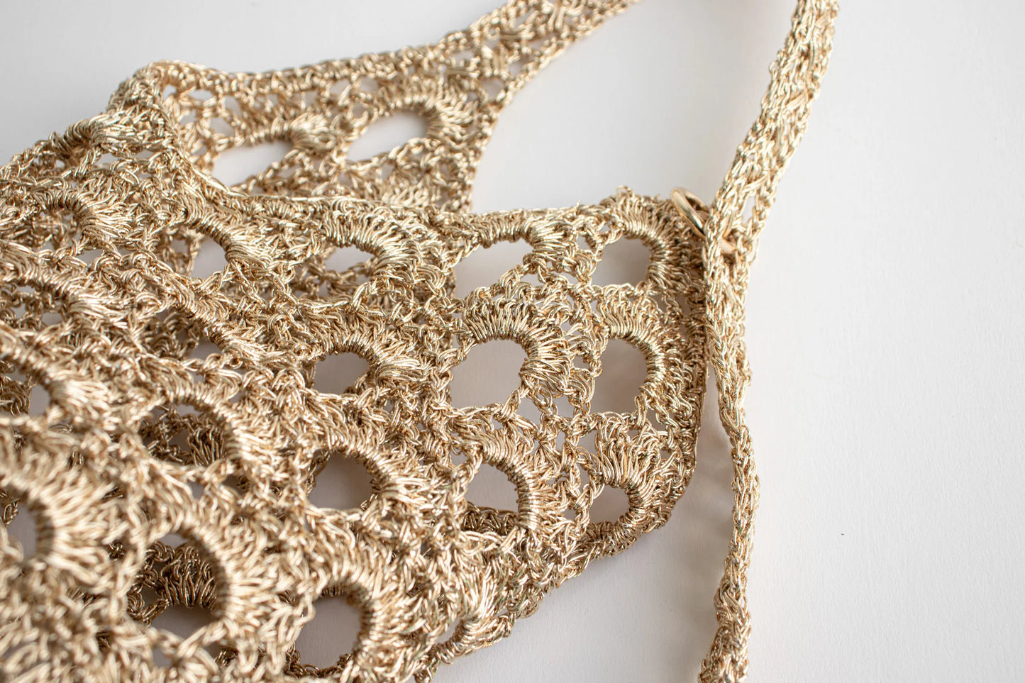 Yarn-a DIY Kits - Metallic Play Code Olive Bag
