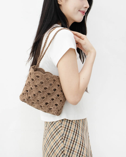 Yarn-a DIY Kits - Play Code Square Net Bag (Small)