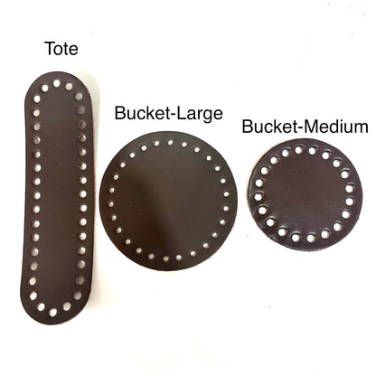 Genuine Leather Bag Bottom (Tote Bag)