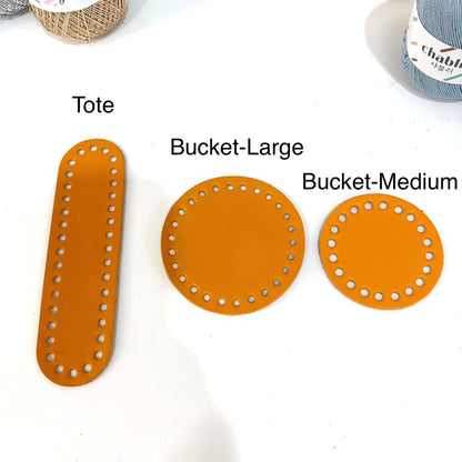 Genuine Leather Bag Bottom (Tote Bag)