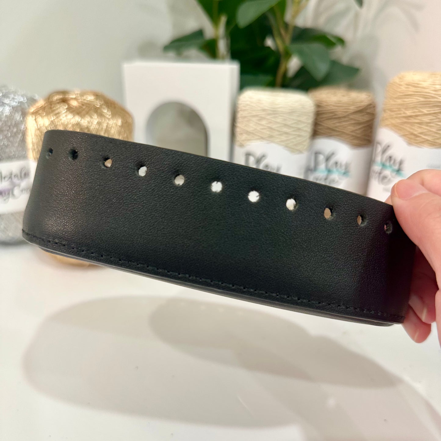 Genuine Leather Bag Bottom (Bucket Bag-High Base)