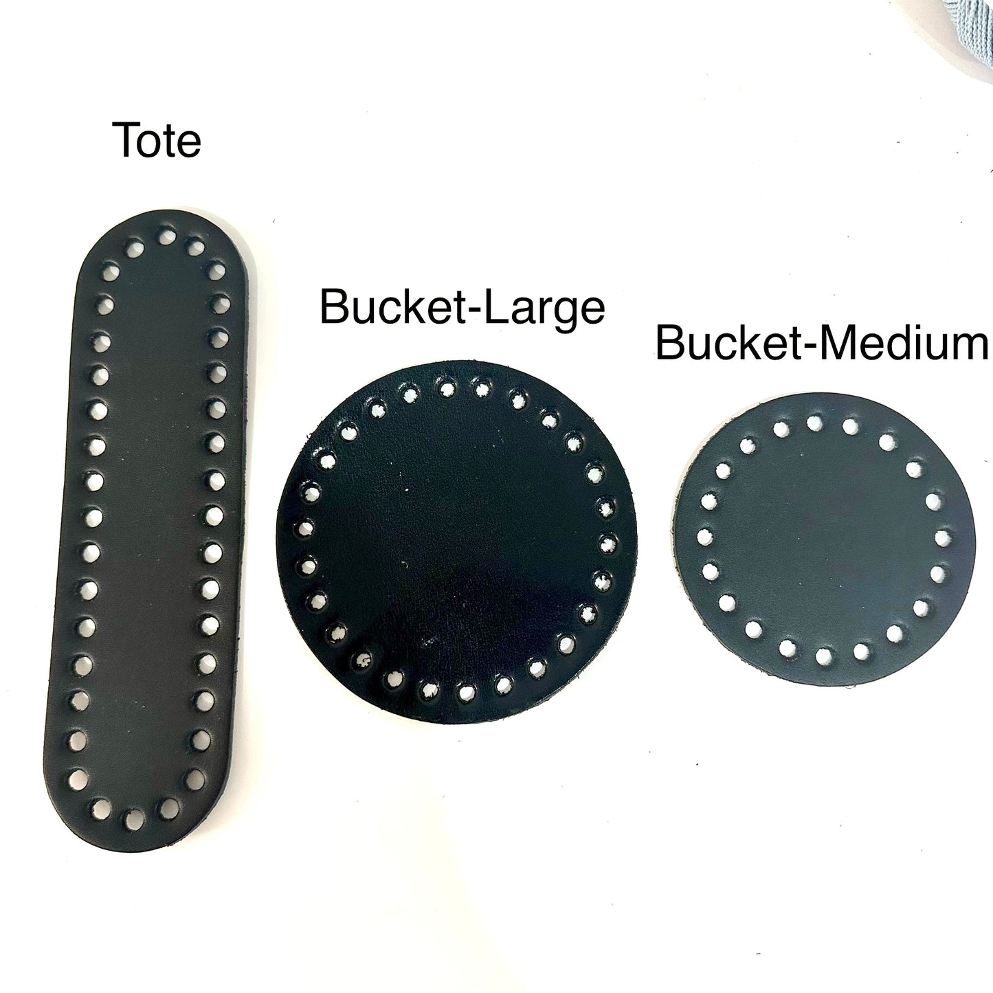 Genuine Leather Bag Bottom (Tote Bag)