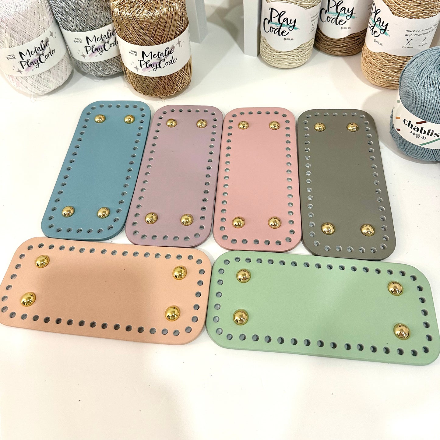 Genuine Leather Bag Bottom (Rectangle)