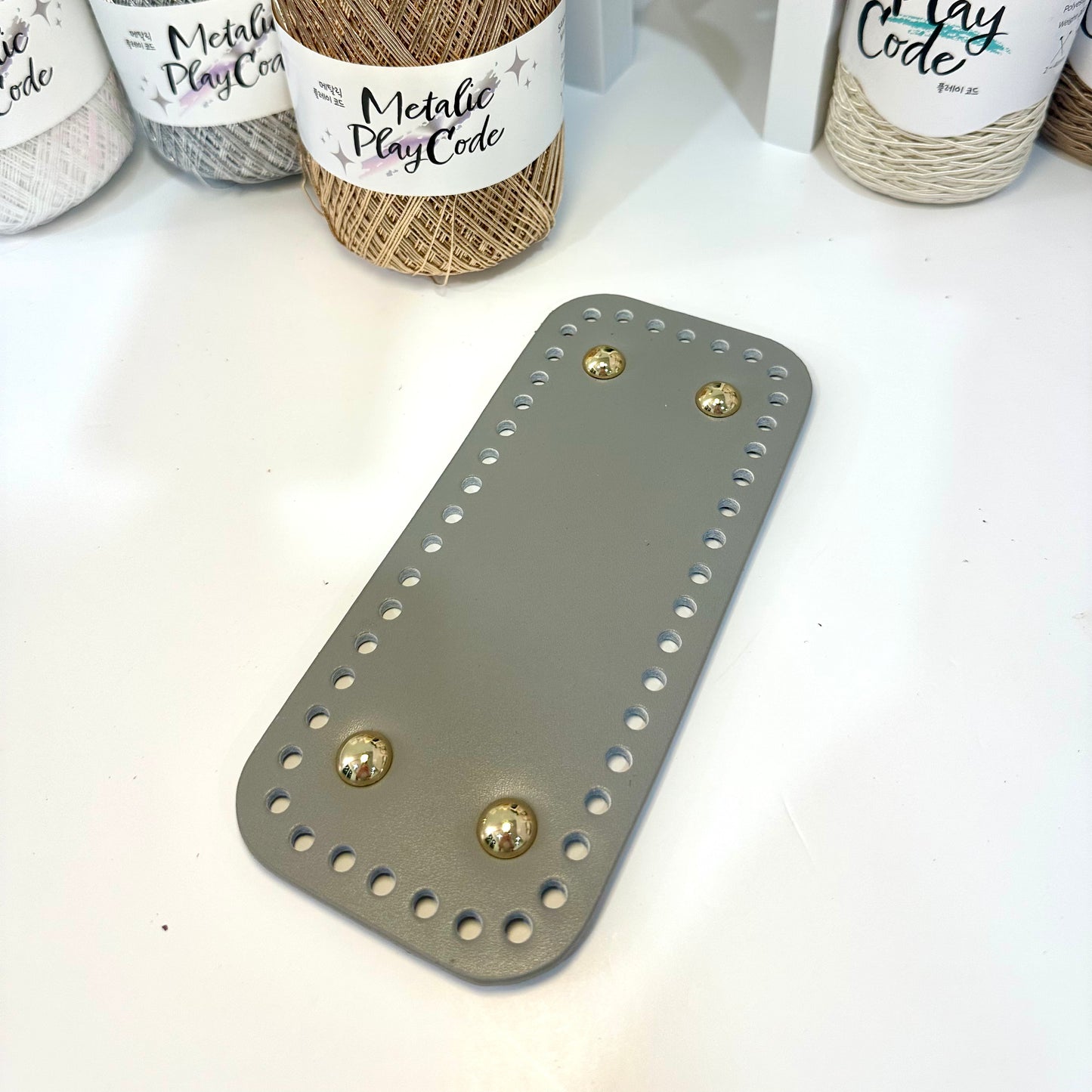 Genuine Leather Bag Bottom (Rectangle)