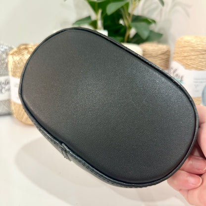 Genuine Leather Bag Bottom (Bucket Bag-High Base)