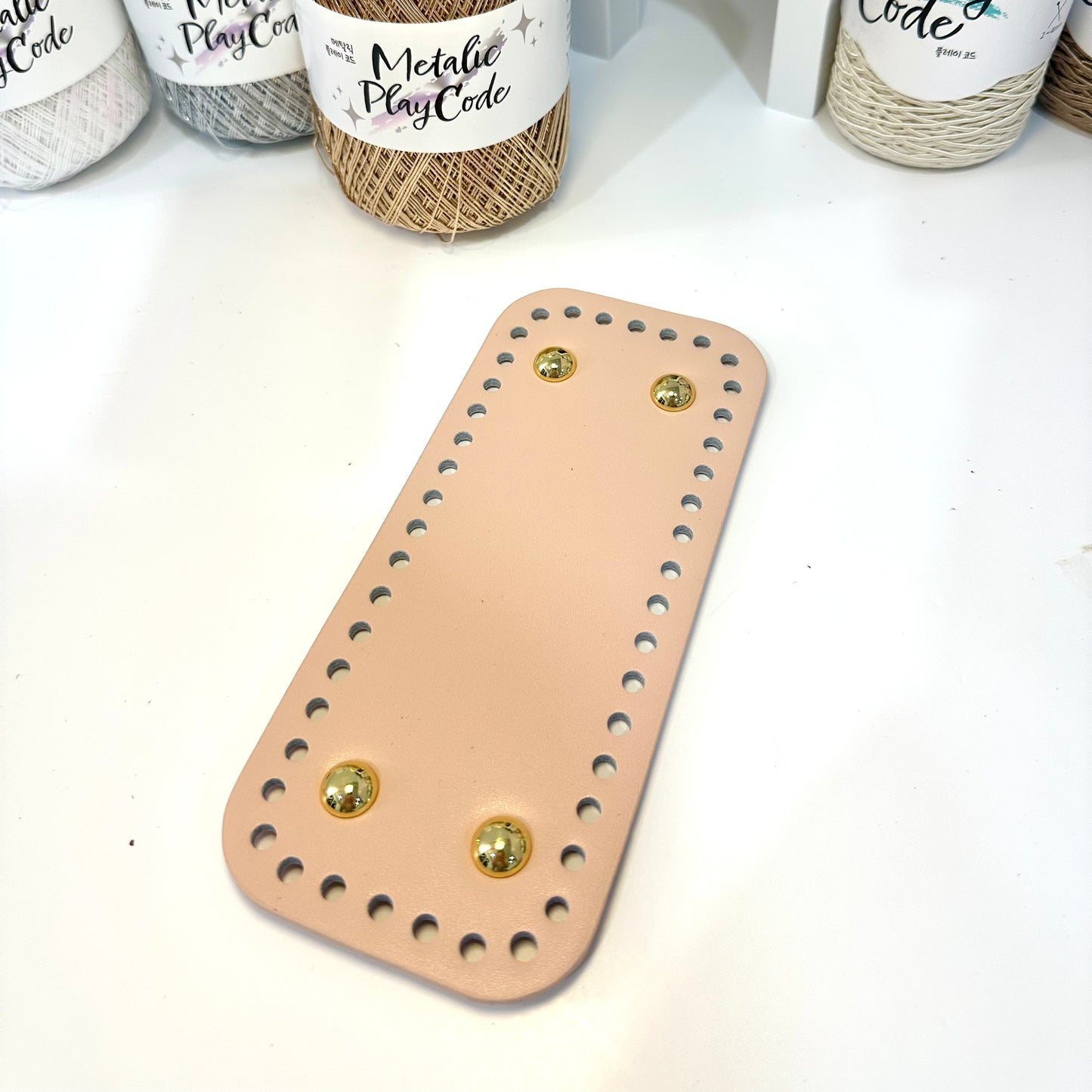 Genuine Leather Bag Bottom (Rectangle)