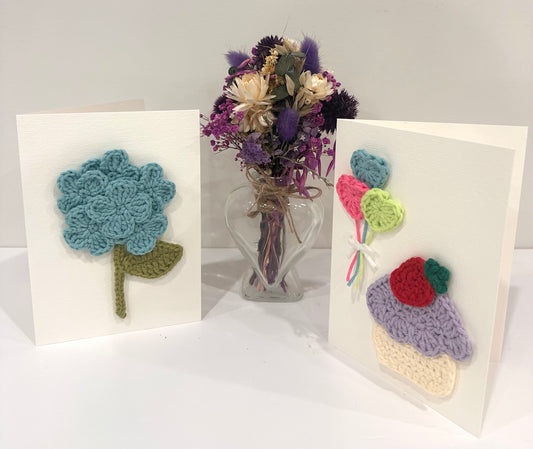 Handmade Crocheted Card