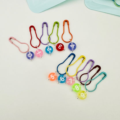 Numbered Stitch Markers (Set)