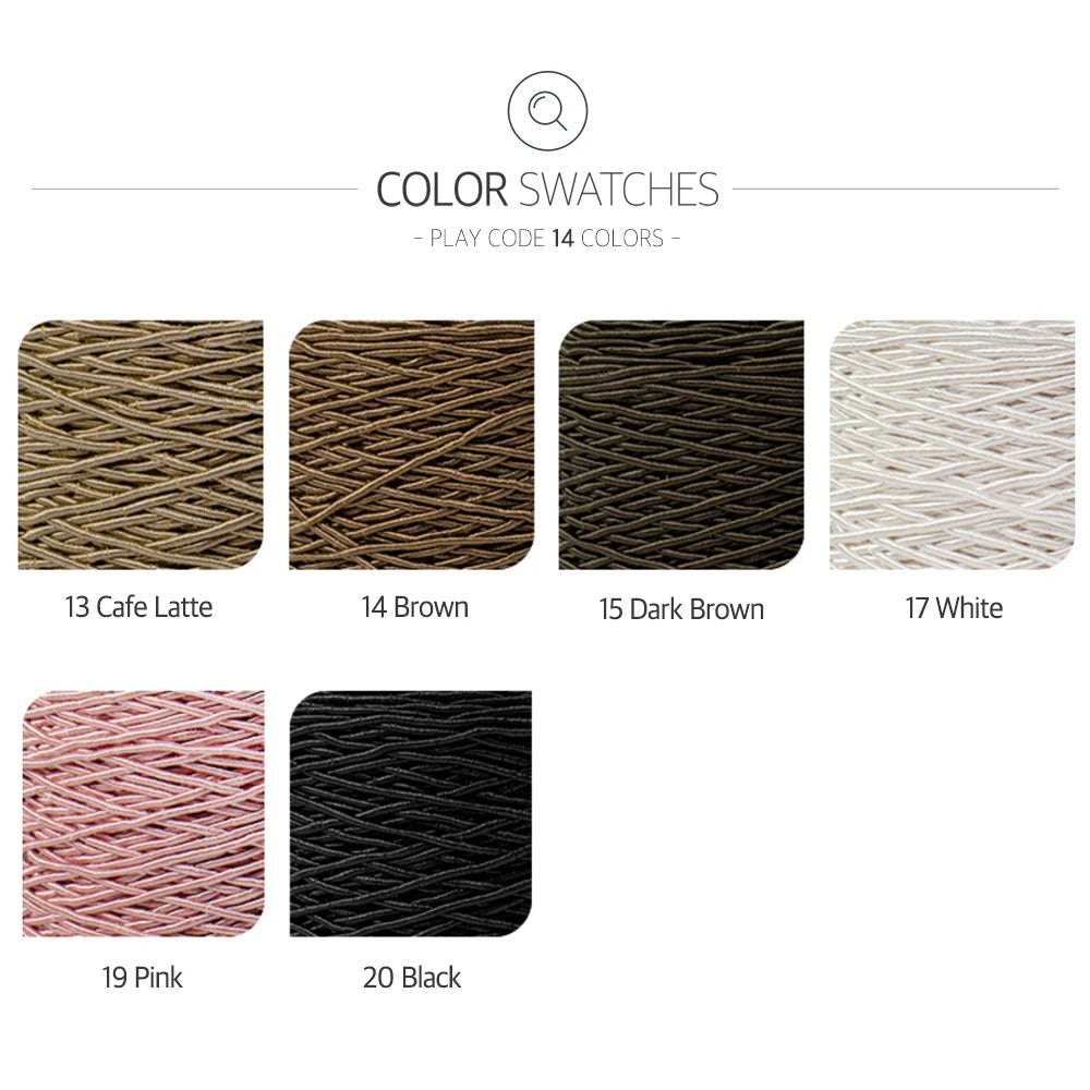 Yarn-a DIY Kits - Play Code Square Net Bag (Large)