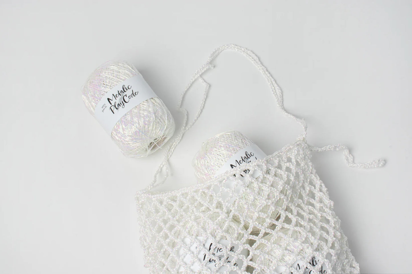 High Quality Polyester Yarn - Metallic Play Code 70g - Best for Crochet Bag