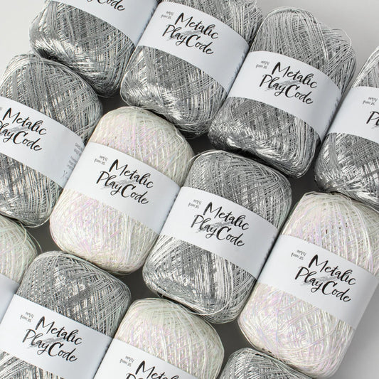 High Quality Polyester Yarn - Metallic Play Code 70g - Best for Crochet Bag