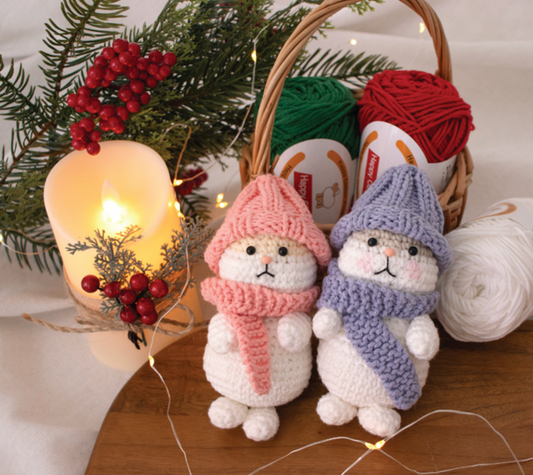 Yarn-a DIY Kits - Happy Cotton Hamster Doll