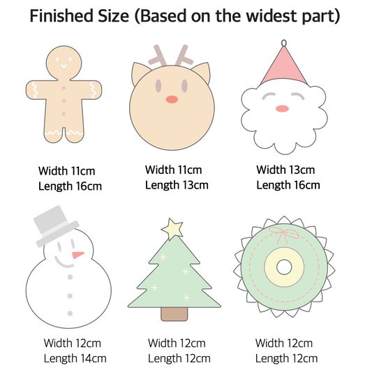 Yarn-a DIY Kits - Happy Cotton Christmas Ornament