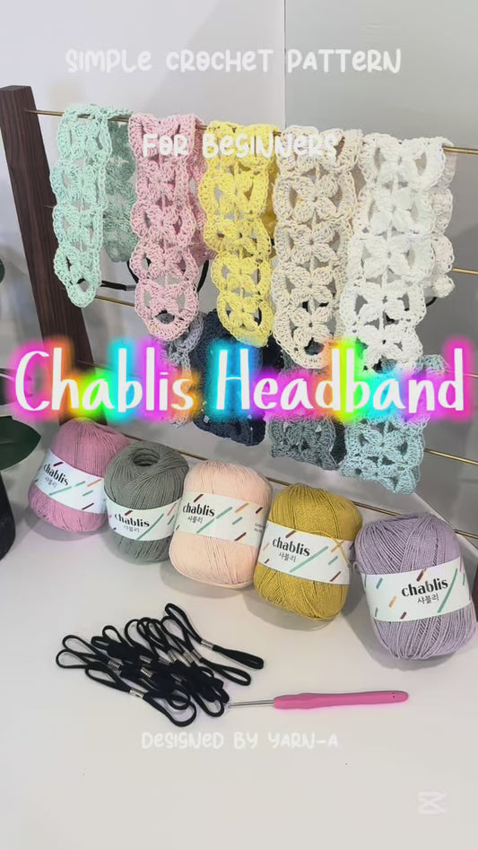 Yarn-a DIY Kits - Chablis headband