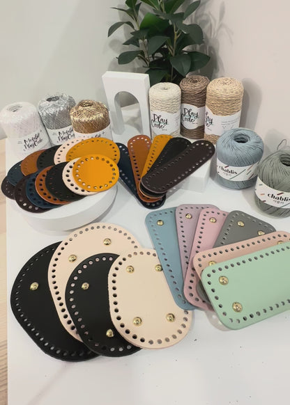 Genuine Leather Bag Bottom (Tote Bag)