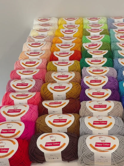 Baby Yarn - Happy Cotton 45g - Best for Beginners